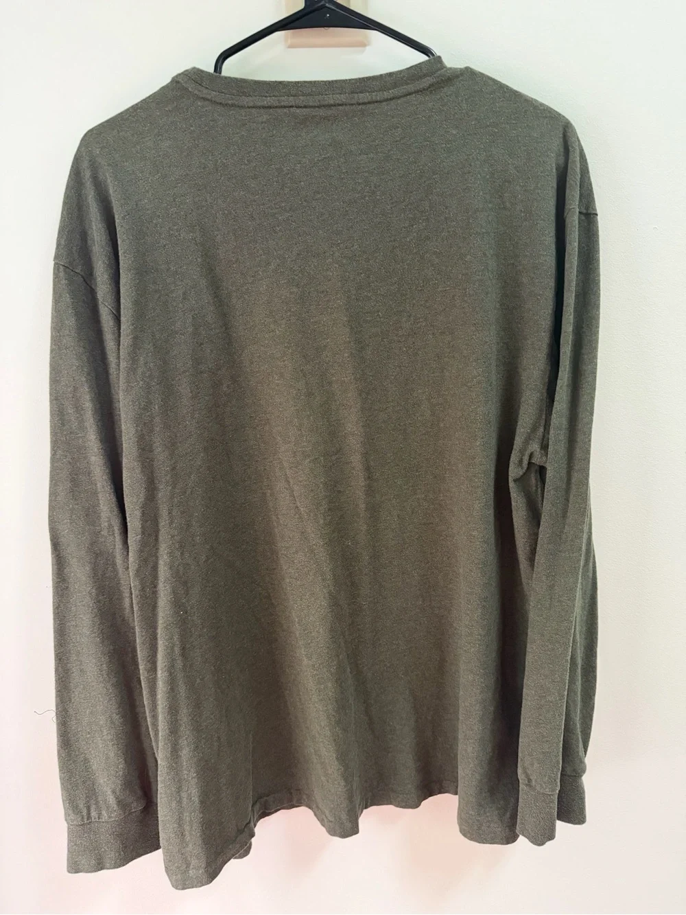 Polo by Ralph Lauren Olive Green Long-Sleeve Crew Shirt